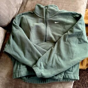 Nike cropped 1/4 zip fleece